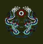 传统纹饰二龙戏珠