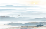 新中式山水