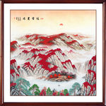 鸿运当头国画