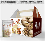 开心果卡通包装箱包装礼盒设计