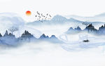新中式水墨山水