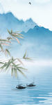 客厅山水玄关背景 TIF分层