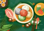 大贡丸插画