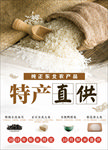 大米特产木耳杂粮粮食海报
