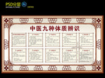 中医九种体质