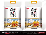 稻花香 大米包装 展开图