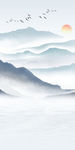 简约玄关山水画 TIF分层
