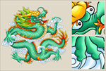 手绘龙