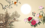 花好月圆背景墙3