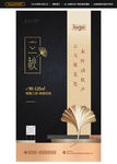黑金立秋海报