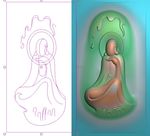 无相佛挂件玉雕佛坐佛水滴精雕图