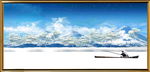 独钓寒江雪 背景画