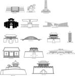 建筑线稿
