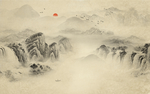 国画背景墙