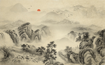 国画背景墙