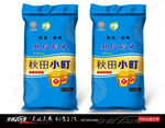 大米包装 秋田小町 展开图