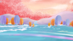 手绘风景
