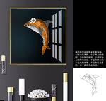 轻奢装饰画 珐琅彩装饰画