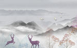 高清现代装饰画 TIF分层