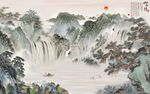 意境新山水画 TIF分层画