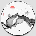 抽象水墨画