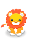 3D 立体可爱Q版的小狮子