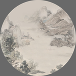 禅意山水画
