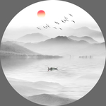 玄关山水