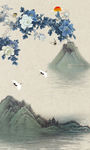 国画山水玄关画 TIF分层
