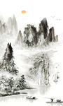 风景画 山水玄关TIF分层