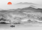 新中式 山水画