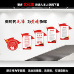 楼梯党建文化墙