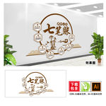 算好人生七笔账廉政文化墙图