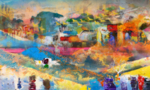 抽象油画