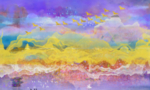 抽象油画