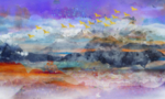 抽象油画