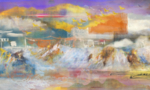 抽象油画
