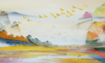 抽象油画