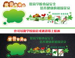 健康校园 学校膳食海报