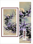 腊梅喜鹊 中国风 水墨画