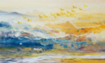抽象油画
