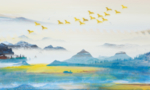 抽象油画