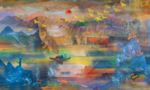 抽象油画