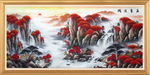 鸿运当头国画