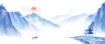 中国风山水画