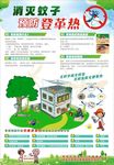 消灭蚊子预防登革热海报