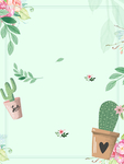 小清新背景 贺卡 信纸 书本