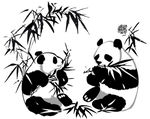 熊猫矢量图