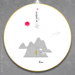聚财山水画