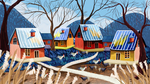 插画房屋风景